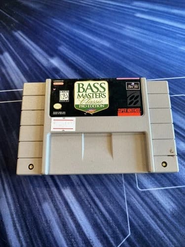 BASS Masters Classic -- Pro Edition (Super Nintendo Entertainment System, 1996)