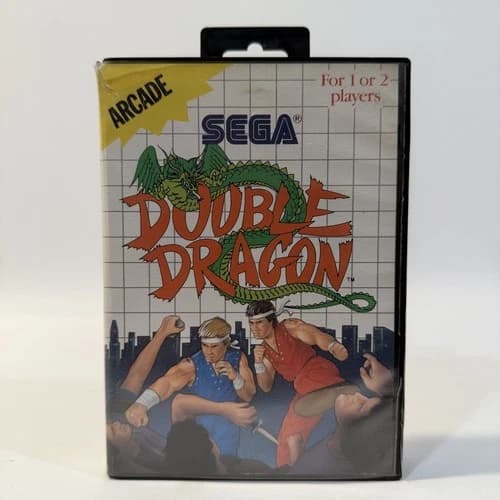 Double Dragon Sega Master System Beat Em Up Action Video Game Cartridge
