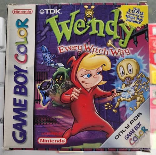 wendy every witch way european Gameboy color (CIB)