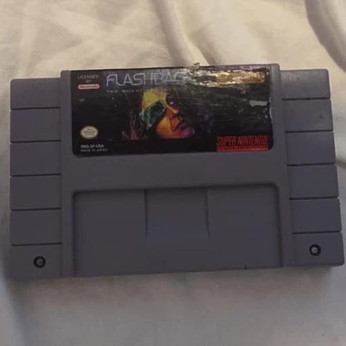 U.S. Gold Flashback: The Quest for Identity Super Nintendo SNES NTSC-U/C
