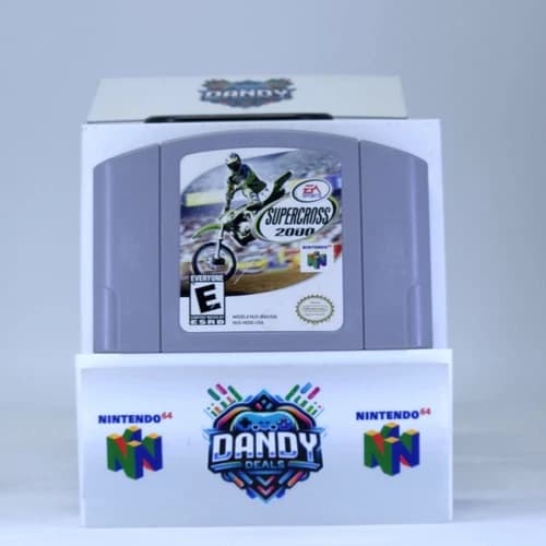Supercross 2000 N64 Authentic, Tested - Nintendo 64