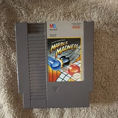 Milton Bradley Marble Madness Nintendo NES Game NTSC-U/C (US/Canada)