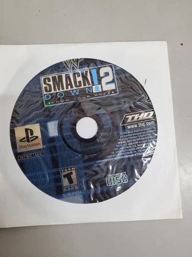 Wwf-Smackdown 2 Know your Role (Sony PlayStation 1, PS1) Disc Only! Works!