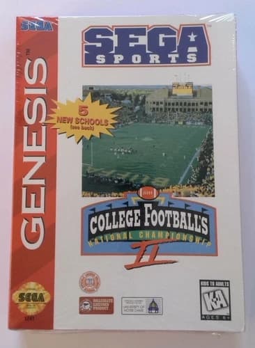 College Football's National Championship II (Sega Genesis, 1995)