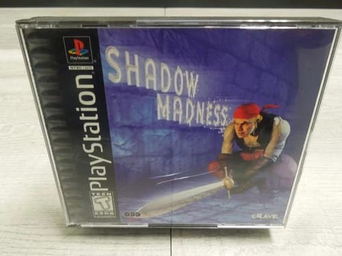 Shadow Madness 1999 Sony PlayStation PS1 CIB Complete Video Game MISSING DEMO
