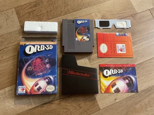 ORB-3D CIB NES Complete In Box (Nintendo Entertainment System, 1990)