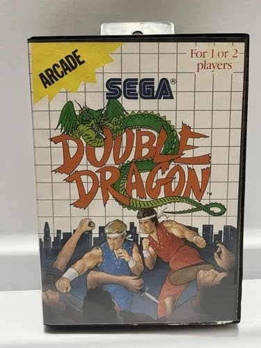 Double Dragon (Sega Master System) Tested - Authentic CIB COMPLETE