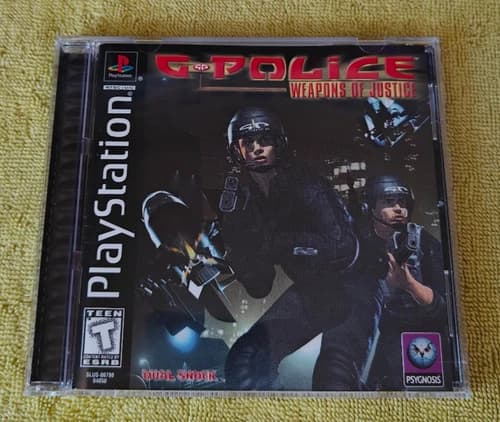 G-Police Weapons of Justice (PlayStation 1 PS1) CIB Clean and Tested