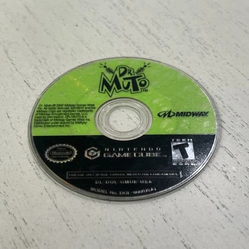Dr. Muto (Nintendo GameCube, 2002) Disc Only - Free Shipping!