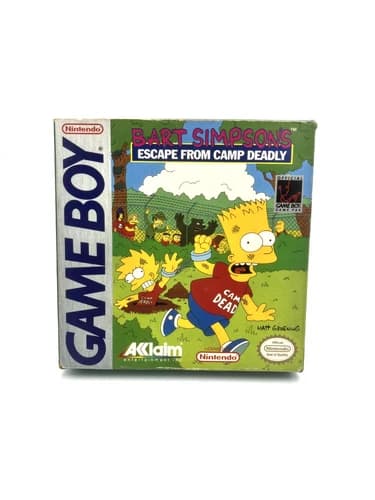 Bart Simpson's Escape From Camp Deadly (Nintendo Game Boy)