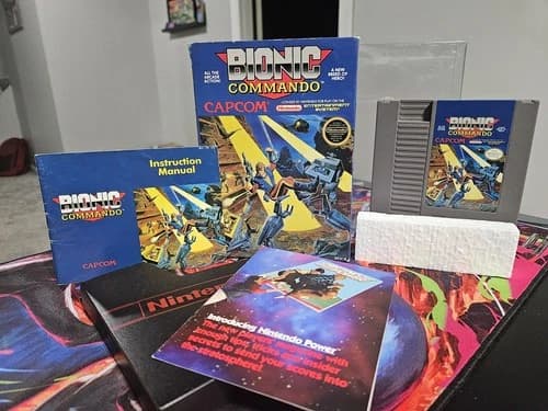 Bionic Commando - CIB Nintendo NES Complete In Box with Manual and Insert LOOK!