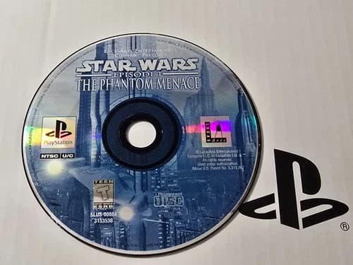 --DISC ONLY-- Star Wars: Episode I The Phantom Menace (Playstation 1, PS1)