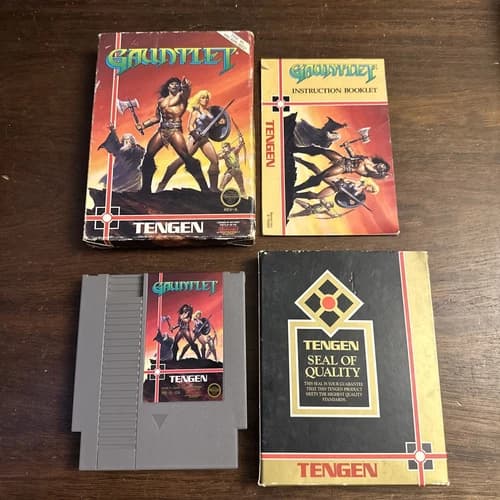 Gauntlet Tengen - Nintendo NES - Complete CIB - Tested - Authentic