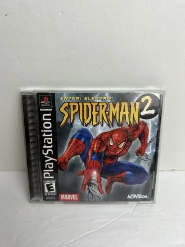 Spider-Man 2 -- Enter: Electro (Sony PlayStation 1, 2001) Tested and Working