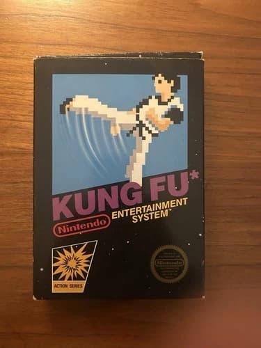 NES Nintendo - Kung Fu - CIB Complete in Box w/ Manual - Tested