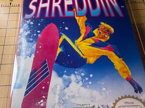 Heavy Shreddin' NES Nintendo Complete In Box CIB Snowboarding Game