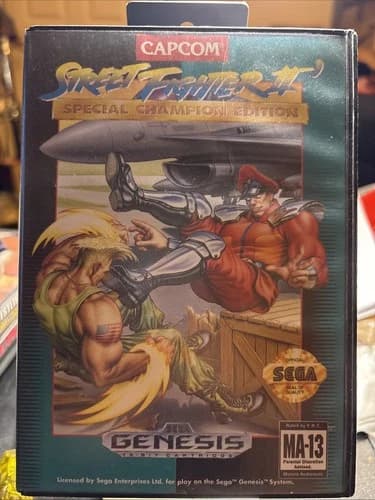 Street Fighter II': Special Champion Edition (Sega Genesis, 1) Parts Or Repair