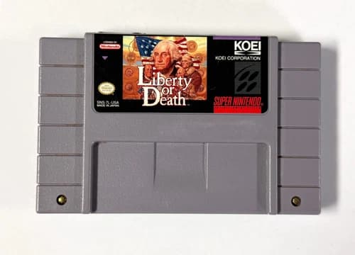 Liberty or Death (SNES Super Nintendo, 1994) *Cartridge Only*