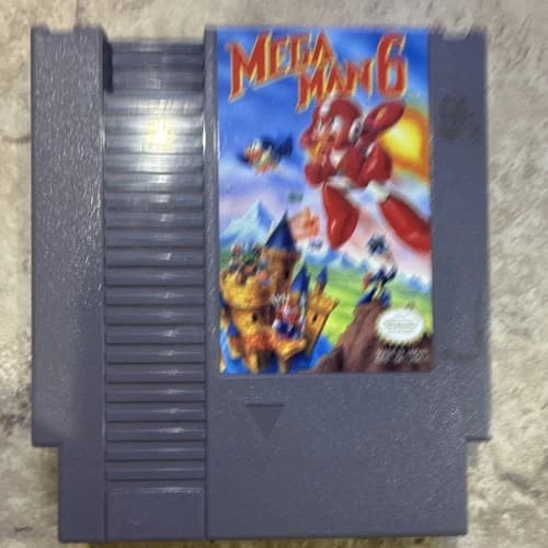 Nintendo Mega Man 6 (Nintendo NES) Cartridge Mega Man Series