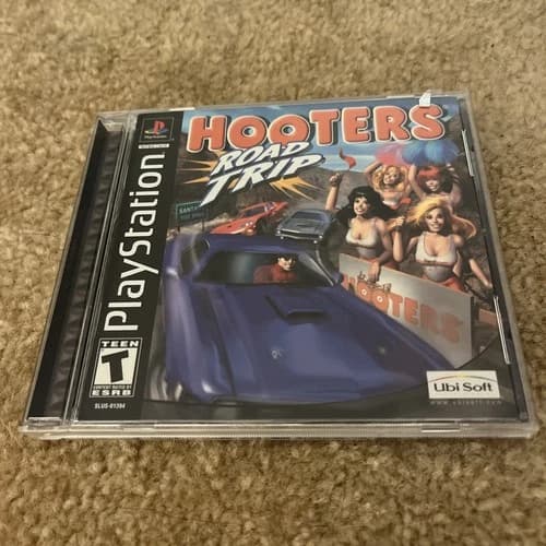Hooters Road Trip (PS1 Sony PlayStation 1, 2002) CIB Complete W/ Reg Card Tested