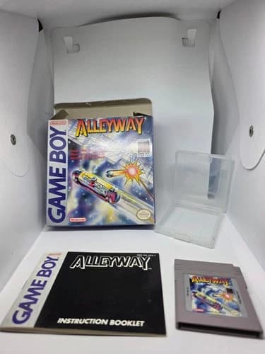 Alleyway (Nintendo Gameboy Game Boy GB) 1989 with box, manual and game case