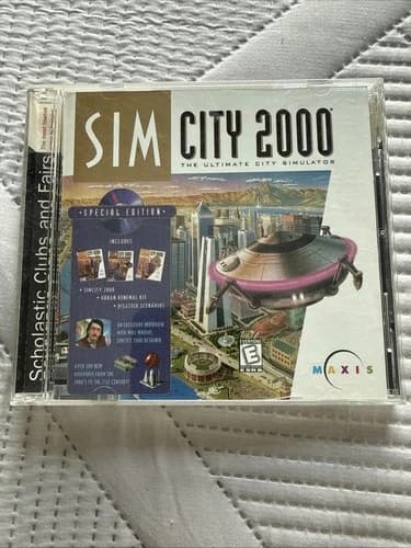 Sim City 2000 The Ultimate City Simulator Special Edition 1998 From Scholastic