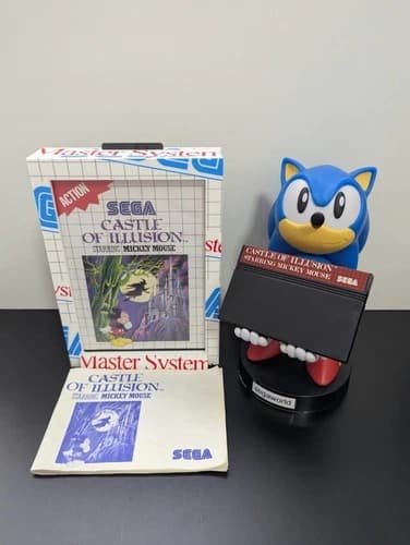 SEGA Master System CASTLE OF ILLUSION STARRING MICKEY MOUSE Retrogame CIB