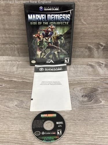 Marvel Nemesis Rise of the Imperfects Nintendo GameCube Game IOB Tested Works
