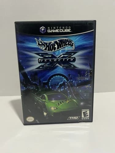 Hot Wheels Velocity x Nintendo GameCube 2002, Complete W/ Manual Tested Working