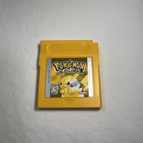 Pokemon Yellow Special Pikachu Edition Nintendo Game Boy 1999 Authentic TESTED
