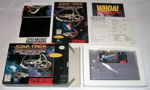 Star Trek Deep Space 9: Crossroads of Time (Super Nintendo, 1995) 100% CIB! SNES