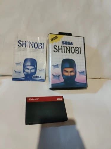 Shinobi - Sega Master System - CIB - Complete - 15 rounds
