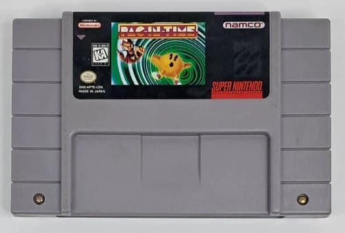 Pac-In-Time (Super Nintendo Entertainment System, 1995) SNES Pac-Man Pac Man