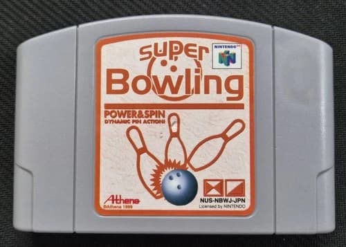 Nintendo 64 Super Bowling N64 Game Software