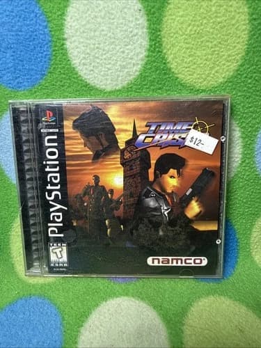 Time Crisis (PlayStation 1, 1995) PS1 Black Label CIB Complete w/ Manual