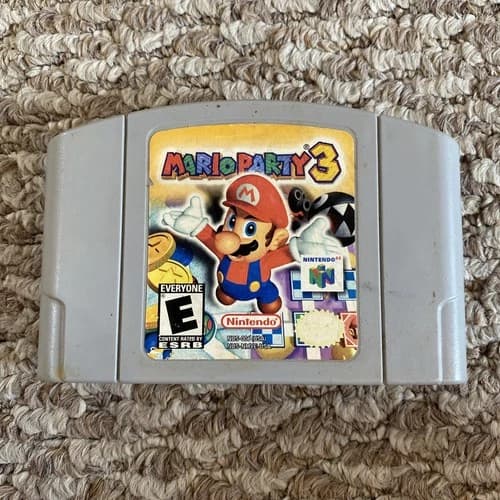 Mario Party 3 (Nintendo 64) N64 Cartridge ONLY Working