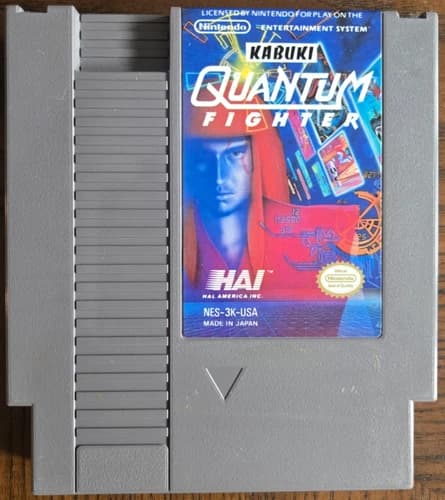 Kabuki Quantum Fighter Nintendo NES Authentic Tested