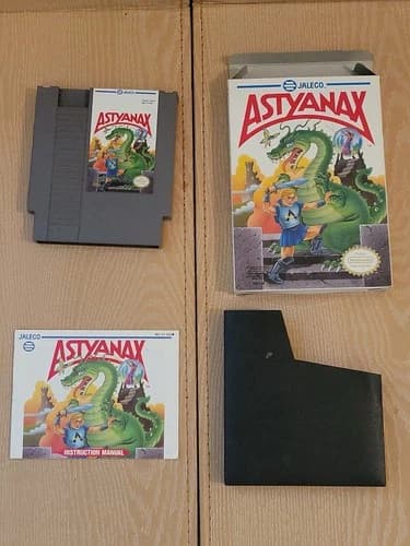Astyanax Nintendo NES CIB *TESTED/works* Complete in Box