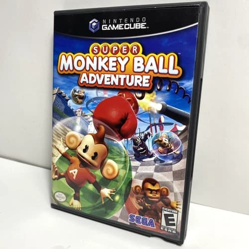 Super Monkey Ball Adventure (Nintendo GameCube, 2006) CIB Complete TESTED