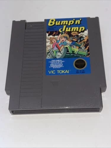 Bump 'n' Jump (Nintendo Entertainment System, 1988) Authentic NES Cart- Tested