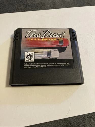 The Duel: Test Drive II (Sega Genesis, 1992) Authentic Tested Working