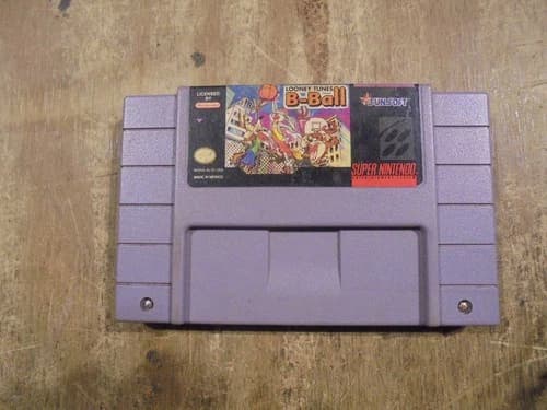 Looney Tunes B-Ball (SNES) Game Only | Tested | Authentic