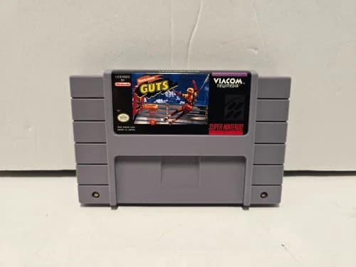 Nickelodeon Guts Super Nintendo SNES