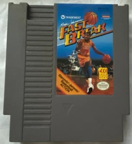 Magic Johnson's Fast Break (Nintendo Entertainment System, 1990) Cartridge Only