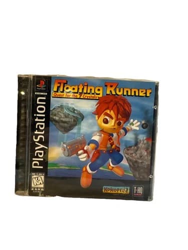 Floating Runner: Quest for the 7 Crystals (Sony PlayStation 1, 1996)