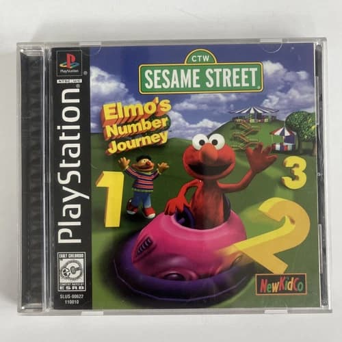 Sesame Street: Elmo's Number Journey - Sony PlayStation 1 PS1 Pre-owned Tested