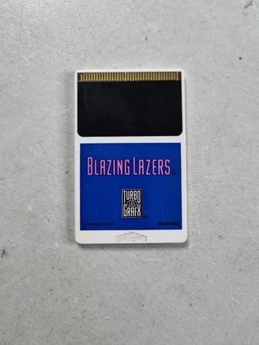 Turbografx 16 Blazing Lazers Video Game Only Tested Working HuCard Turbo Grafx