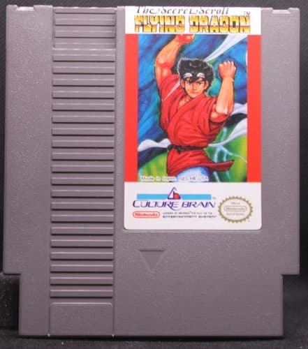 Flying Dragon: The Secret Scroll (Nintendo NES, 1989) - Authentic & Tested