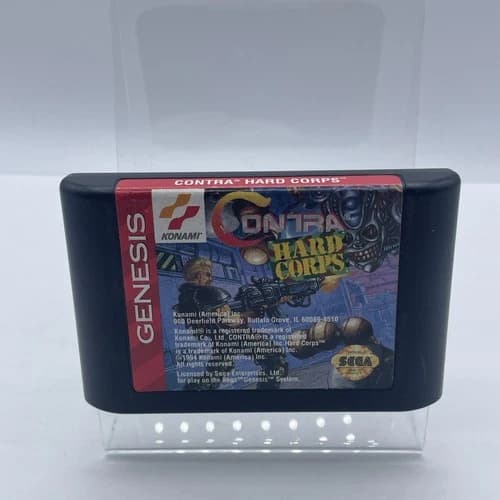 Contra: Hard Corps (Sega Genesis, 1994) *Cart Only* Authentic Tested & Cleaned!