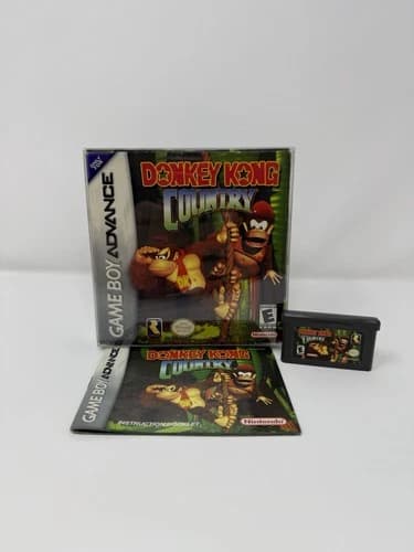 Donkey Kong Country (Nintendo Game Boy Advance, 2003) Complete CIB w/ Manual